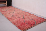 Vintage handmade runner rug 2.9 FT X 9.1 FT