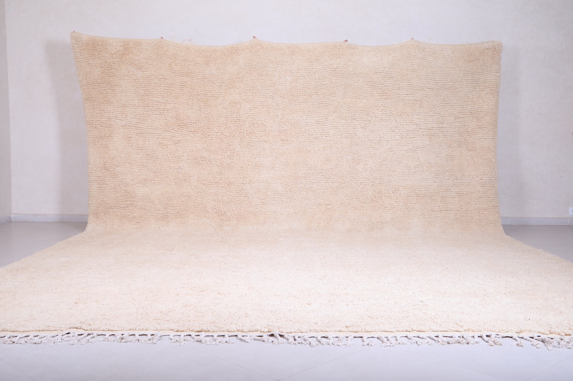 Beige Moroccan Rug - Beni ourain rug - Berber carpet - Custom Rug