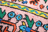 Colorful Moroccan Floor Pouf Ottoman