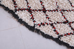 Vintage handmade moroccan berber runner rug 2.4 FT X 7.5 FT
