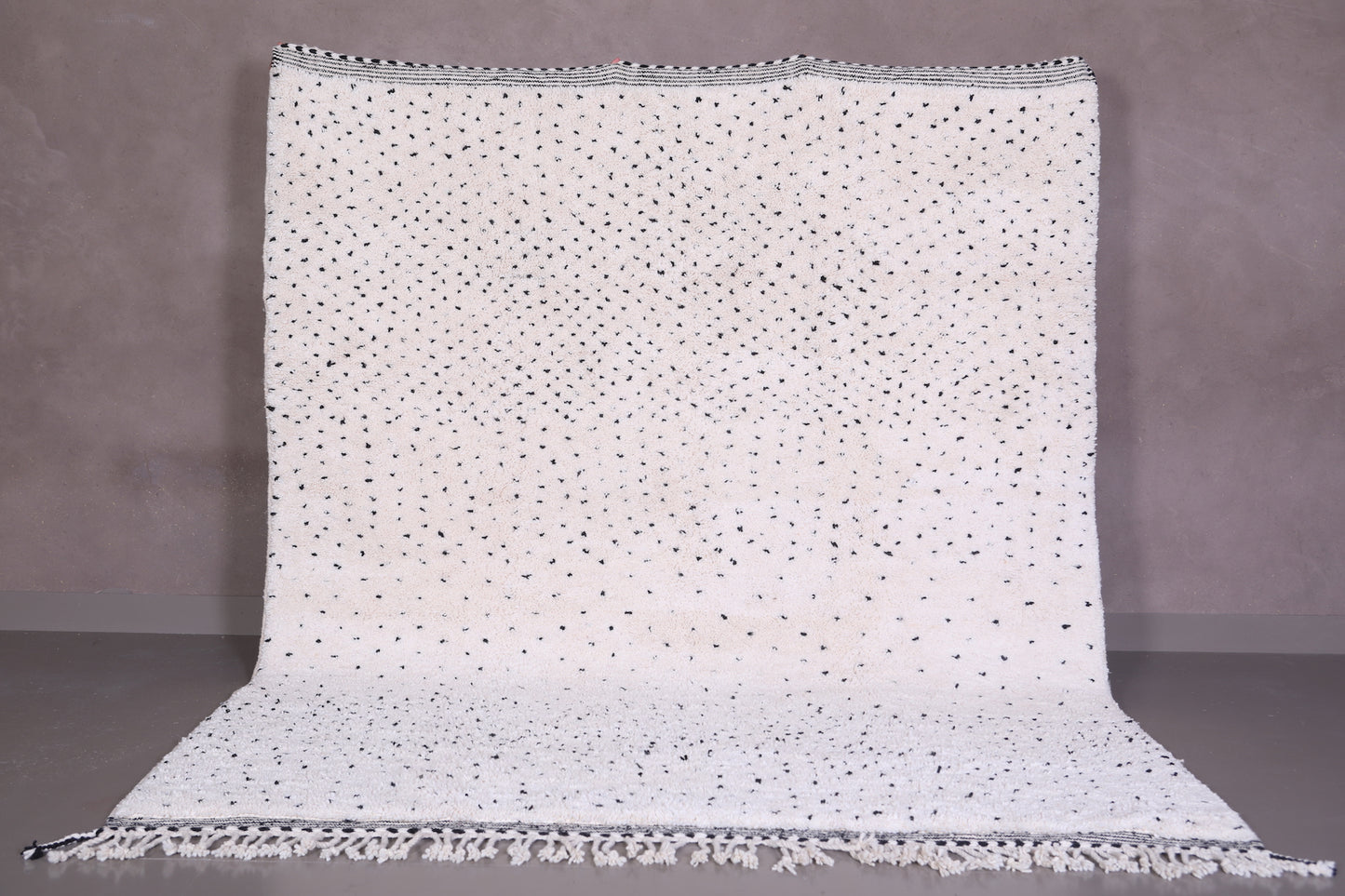 Simple Beni Rug Dots - All Wool Moroccan Carpet - Custom Rug