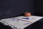 Handmade moroccan rug 5 X 8.1 Feet