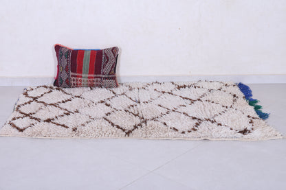 Vintage Moroccan Beni Ourain Rug 3.6 X 5.5 Feet