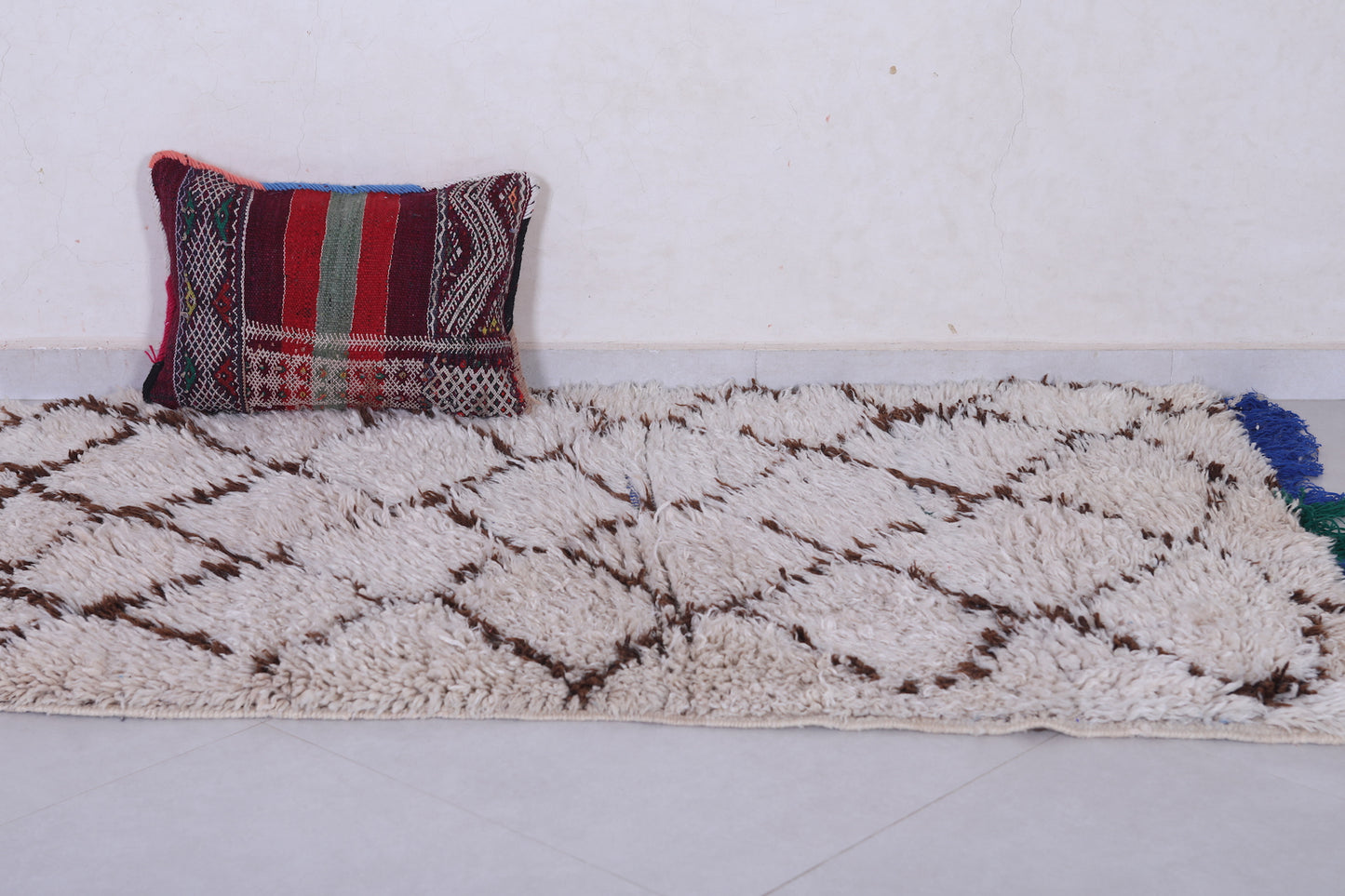Vintage Moroccan Beni Ourain Rug 3.6 X 5.5 Feet
