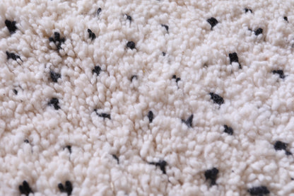 Simple Beni Rug Dots - All Wool Moroccan Carpet - Custom Rug