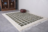 Moroccan Berber Rug - Green squares - Custom area rug