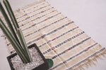 Vintage moroccan berber handwoven kilim rug 3.2 FT X 5.9 FT