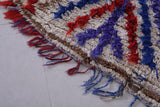 Vintage handmade moroccan berber runner rug 2.6 FT X 5.1 FT
