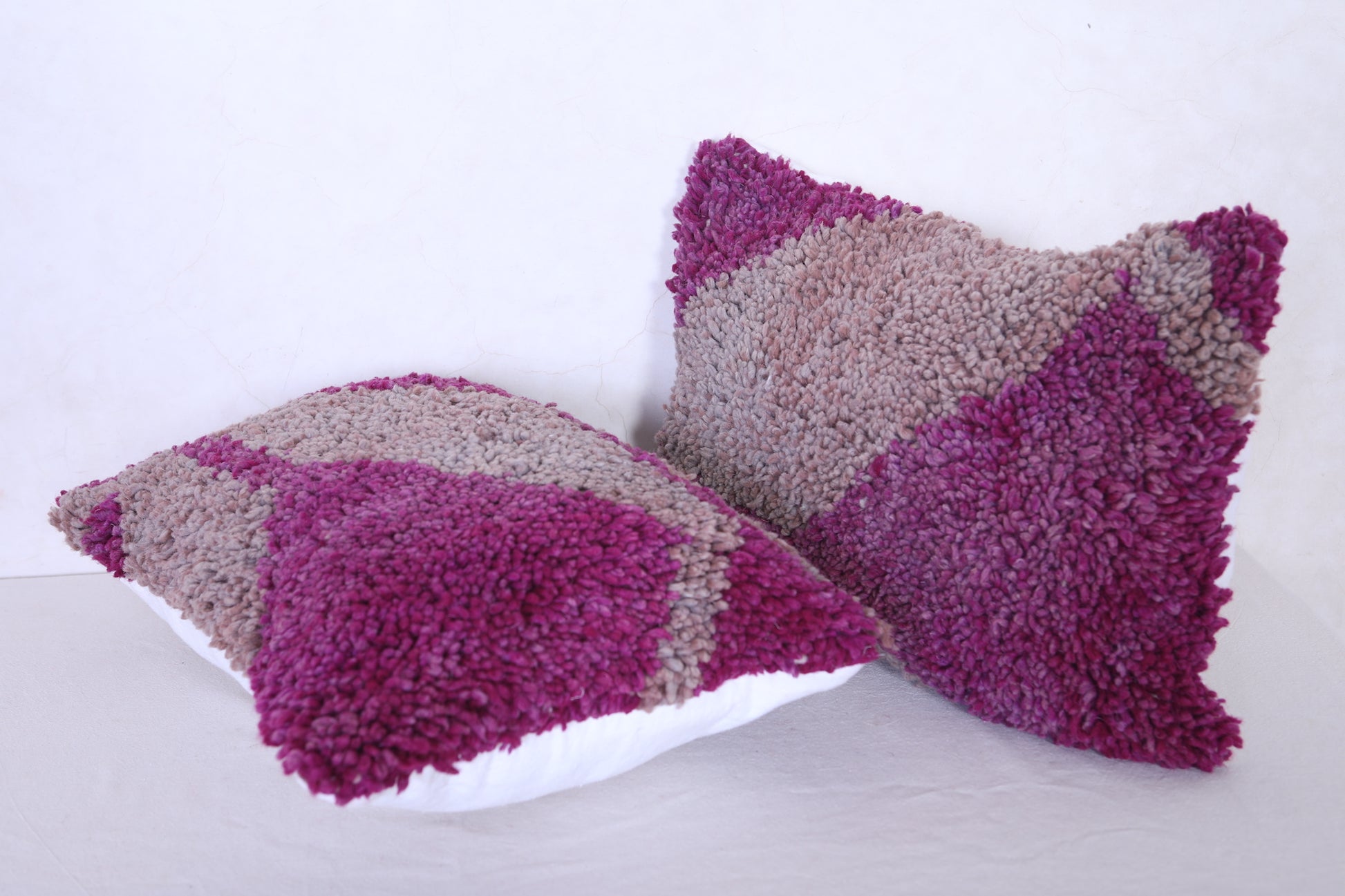 Moroccan handmade rug pillows