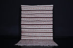 Striped berber blanket rug 5 ft x 8.6 ft
