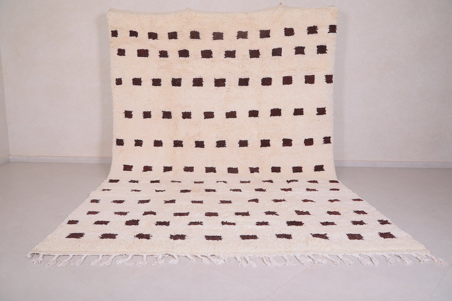 Handmade berber Rug - Moroccan all wool beni ourain rug - Custom Rug