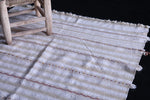Stripe Berber rug wedding 4.7 FT X 5.5 FT