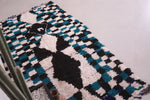 Moroccan Boucherouite rug  3.6 X 7 Feet