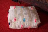 Fabulous Handmade Moroccan Kilim Pouf Cushion