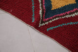 Runner moroccan rug 3.2 X 10.1 Feet