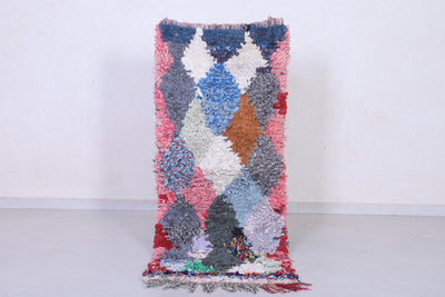 Handwoven Moroccan Rug 2.2 x 5.7 ft | Vibrant Patchwork Design - Runner moroccan rugs