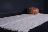Vintage berber handwoven kilim runner rug 4.7 FT X 9.3 FT