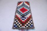 Colorful Moroccan Hallway Rug Shag 2.4 X 6.2 Feet
