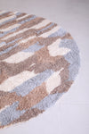 Round berber rug - Custom rounded handmade rug