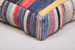 Kilim handmade moroccan colorful rug pouf