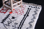 Azilal berber rug 3 X 4.9 Feet