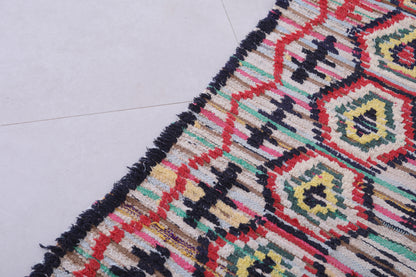 Colorful Moroccan Hallway Rug 2.4 X 6.4 Feet