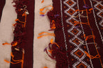 Moroccan kilim rug 4.9 FT X 8.3 FT