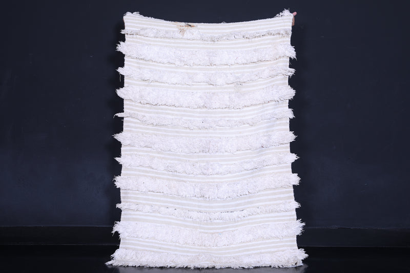 Moroccan Wedding Blanket - 3.7 FT x 5.6 FT | Handmade Bohemian Decor - Wedding blanket