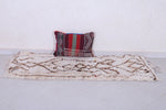 Vintage Moroccan Rug Shaggy 2.6 X 5.5 Feet