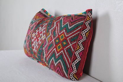 Vintage Moroccan pillow 14.9 INCHES X 24.4 INCHES
