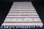 Vintage moroccan berber handwoven kilim rug 5.8 FT X 9.1 FT
