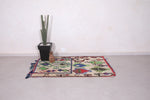 Stunning Berber azilal rug 3.9 X 5.4 Feet