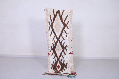 Vintage Moroccan Runner Rug 2.1 X 5.9 Feet - Runner moroccan rugs