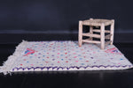 Moroccan handmade rug 3.6 x 3.6 Feet
