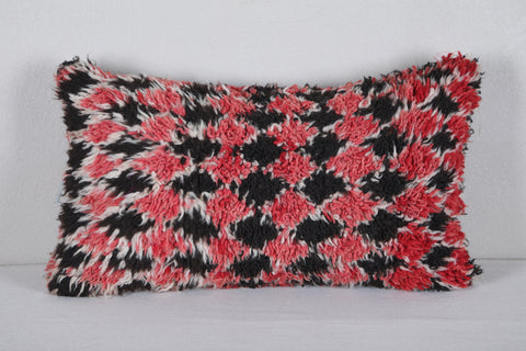 Moroccan rug shag pillow 15.7 INCHES X 25.9 INCHES