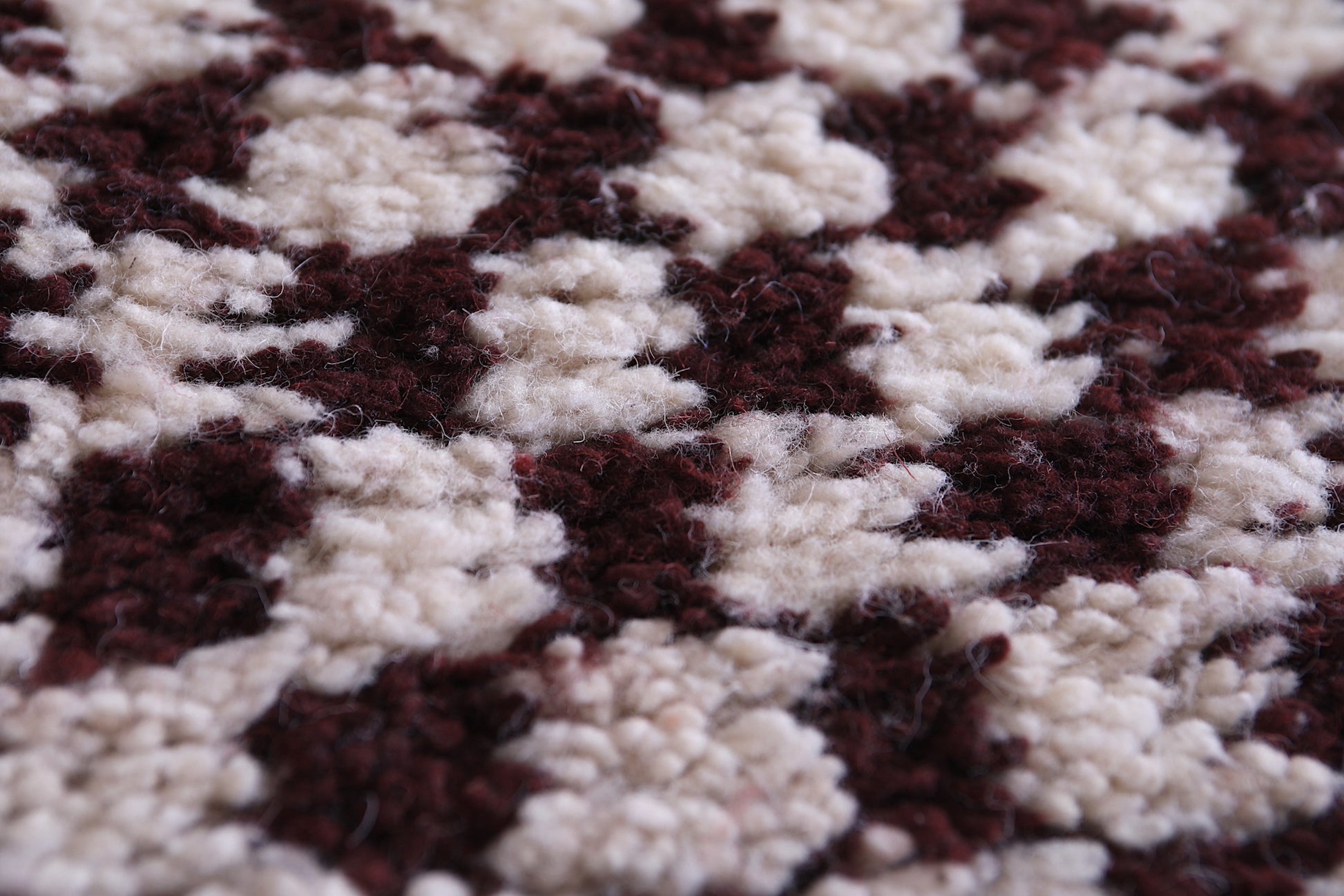 Runner Moroccan Rug - Custom Checkered rug