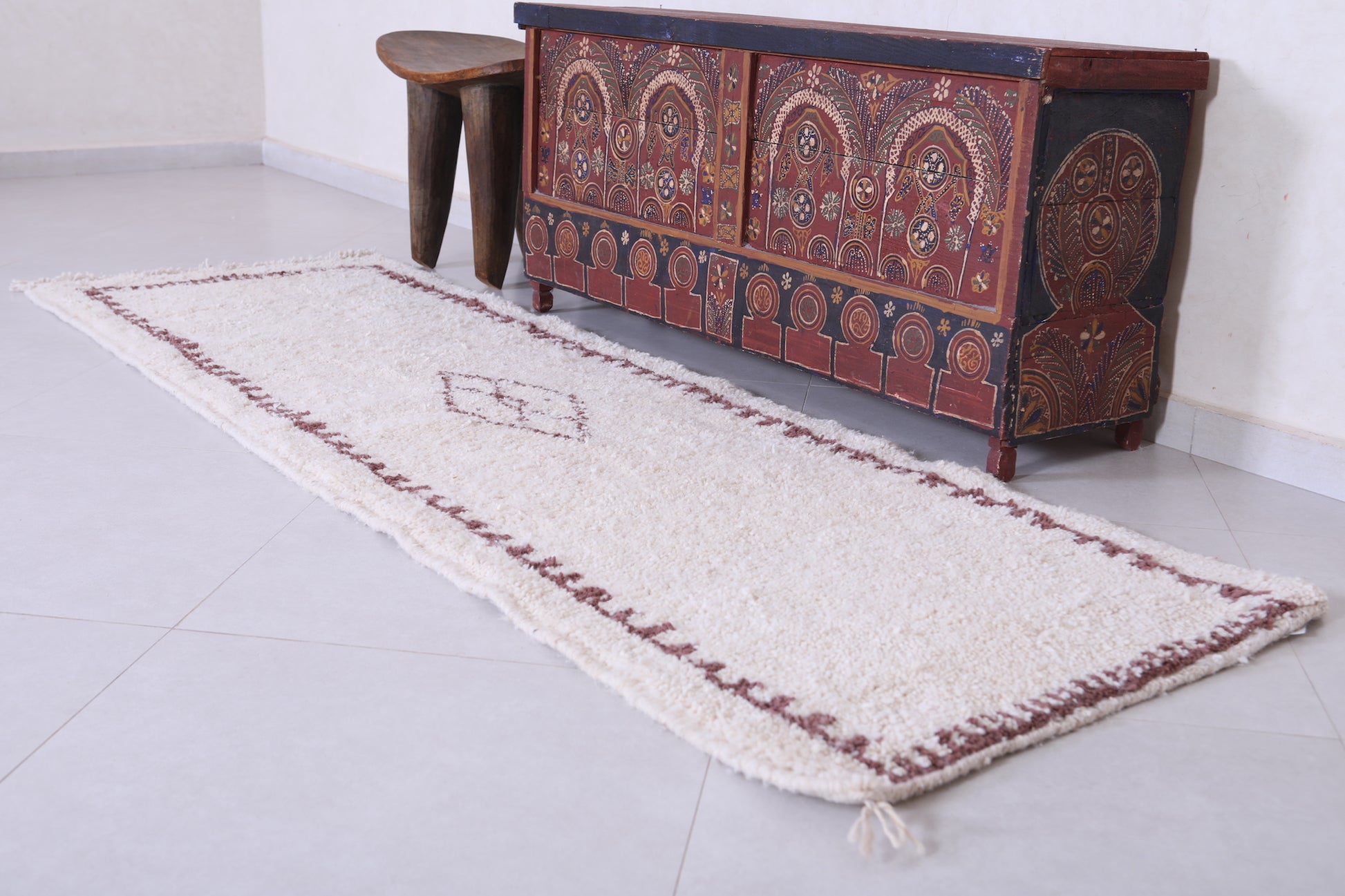 Runner Moroccan Rug - Handmade Berber Hallway Rug - Custom Rug