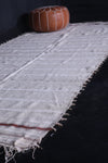 Vintage moroccan berber handwoven kilim 4.3 FT X 11.2 FT