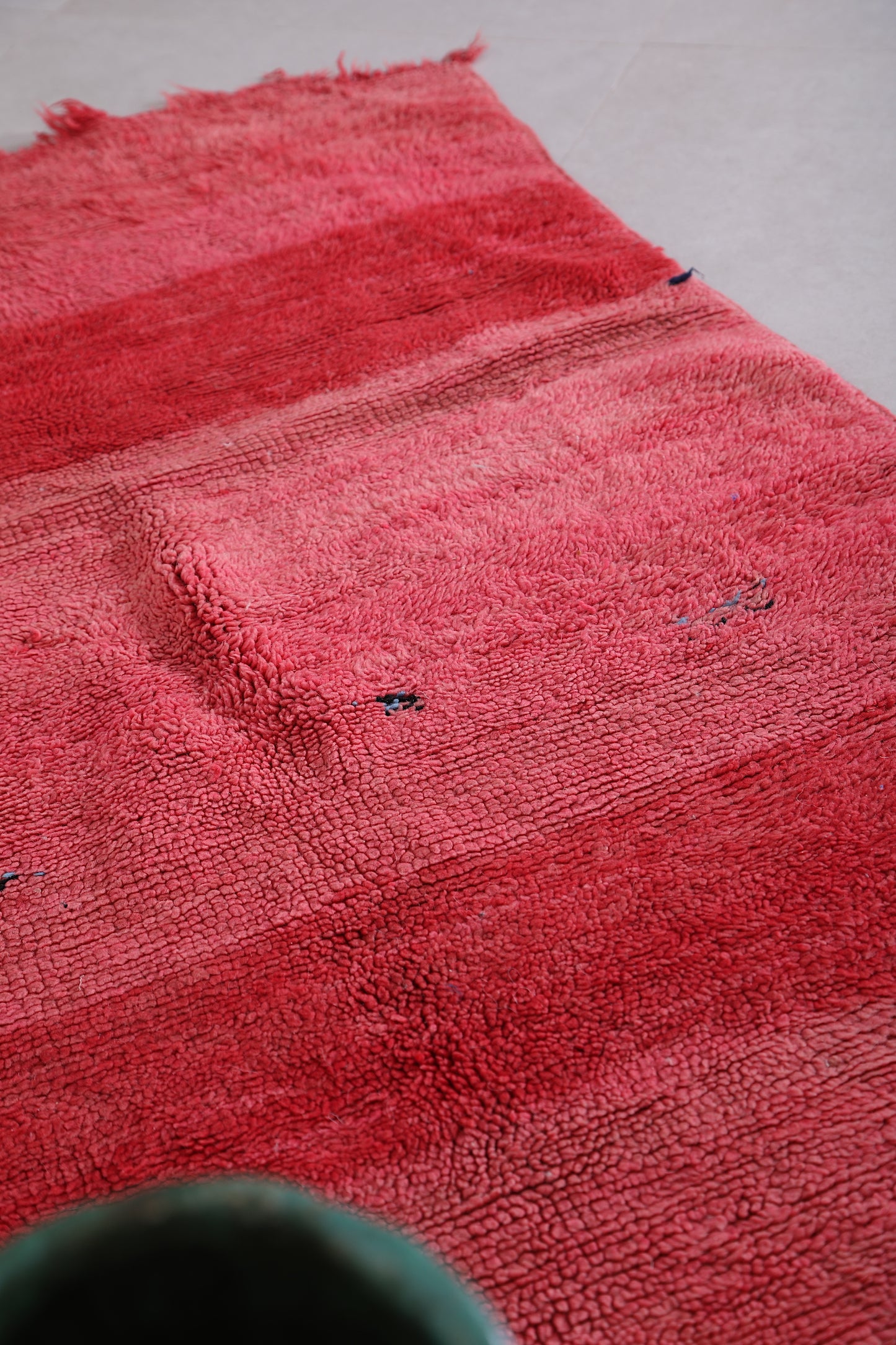 Red Moroccan Rug 3 X 5.6 Feet