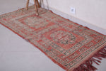Vintage handmade runner rug  2.5 FT X 5.1 FT