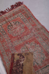 Vintage handmade runner rug  2.5 FT X 5.1 FT