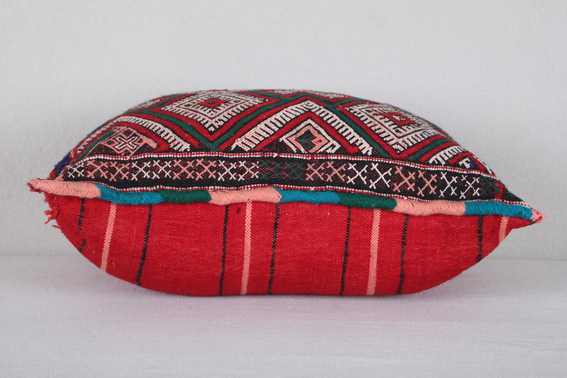 Red kilim pillow 14.1 INCHES X 18.1 INCHES
