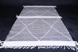 Vintage moroccan handwoven kilim rug 6.2 FT X 10 FT