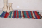 Moroccan Boucherouite rug 2.6 X 4.8 Feet