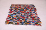Moroccan Berber Boucherouite rug 3.5 x 5.7 Feet