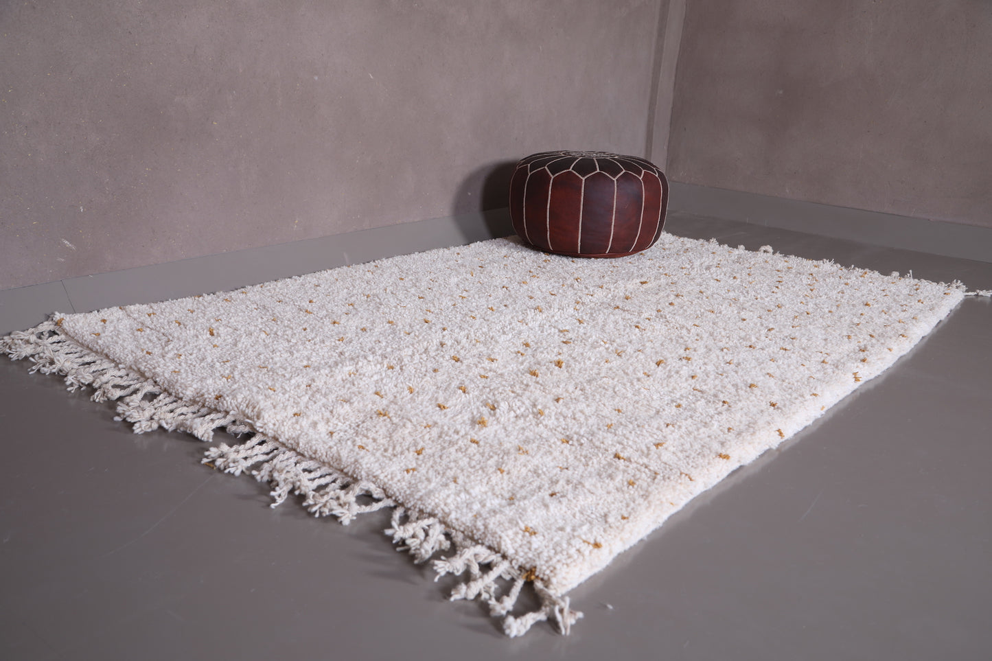 Beni ourain berber Rug - Moroccan wool rug dots - Custom Rug