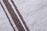 Beige moroccan berber rug 6.2 X 10.8 Feet