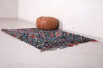 moroccan boucherouite rug 4.5 X 5.3 Feet