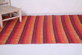Colorful moroccan handwoven fabric 5.6 FT X 9.4 FT