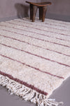 Handmade Stripe Moroccan Rug - Custom Moroccan Berber carpet shag